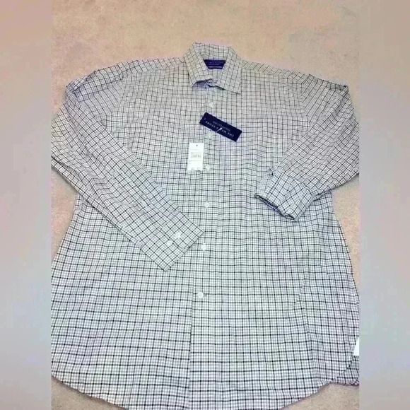 NWT, The Men’s Store Bloomingdale button up top sz L - Picture 1 of 2